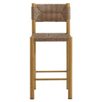 Parkland Outdoor Patio Rattan and Aluminum Counter Stools Set of 2