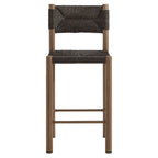 Parkland Outdoor Patio Rattan and Aluminum Counter Stools Set of 2