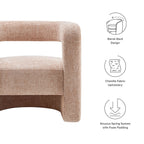 Jaylin Upholstered Chenille Accent Chair