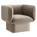 Tate Performance Velvet Accent Chair - EEI-6995-TAU