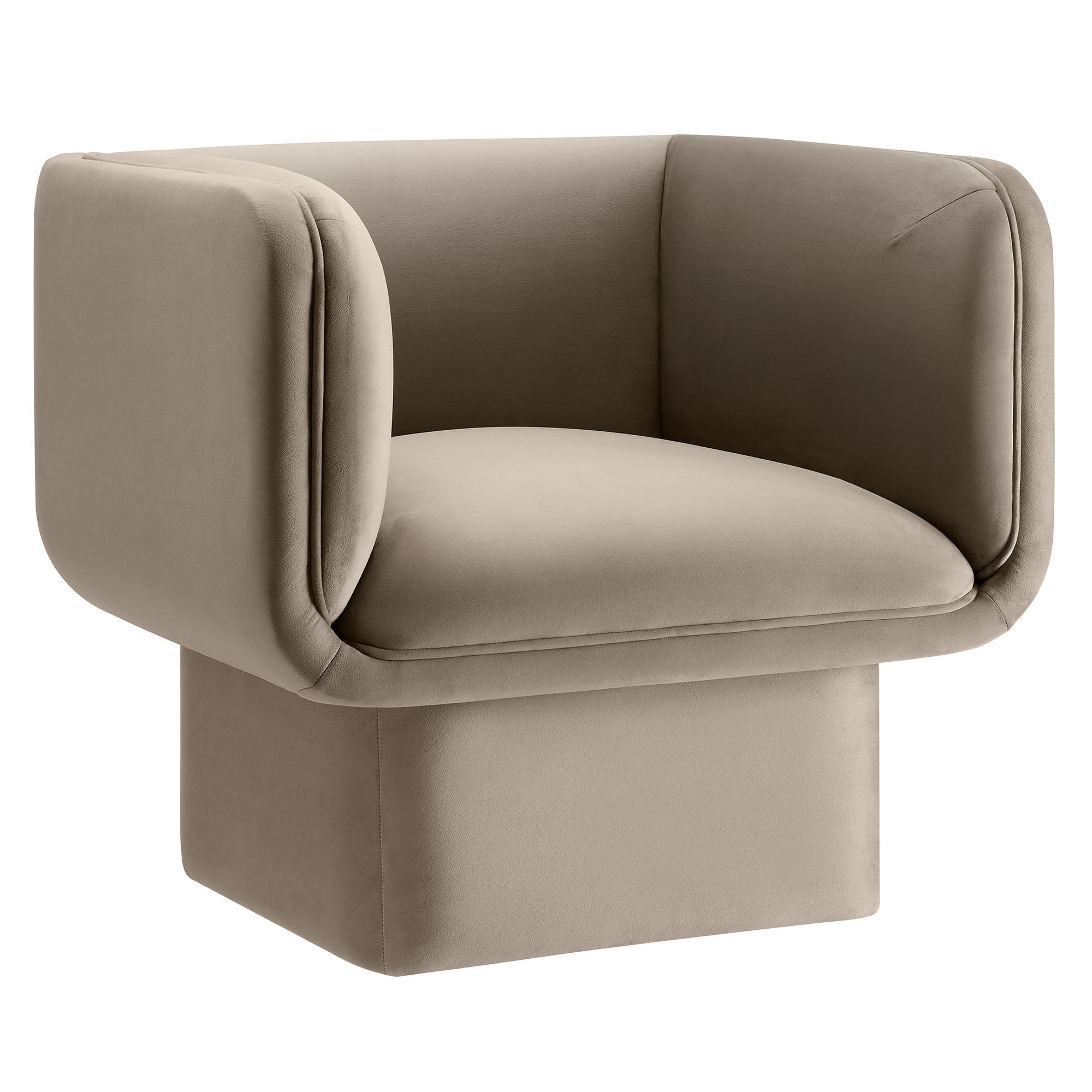 Tate Performance Velvet Accent Chair - EEI-6995-TAU
