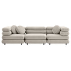 Jubilee 3-Piece Modular Performance Velvet Sectional Sofa