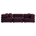 Jubilee 3-Piece Modular Performance Velvet Sectional Sofa