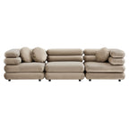 Jubilee 3-Piece Modular Performance Velvet Sectional Sofa