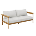 Wren Outdoor Patio Teak Wood Sofa