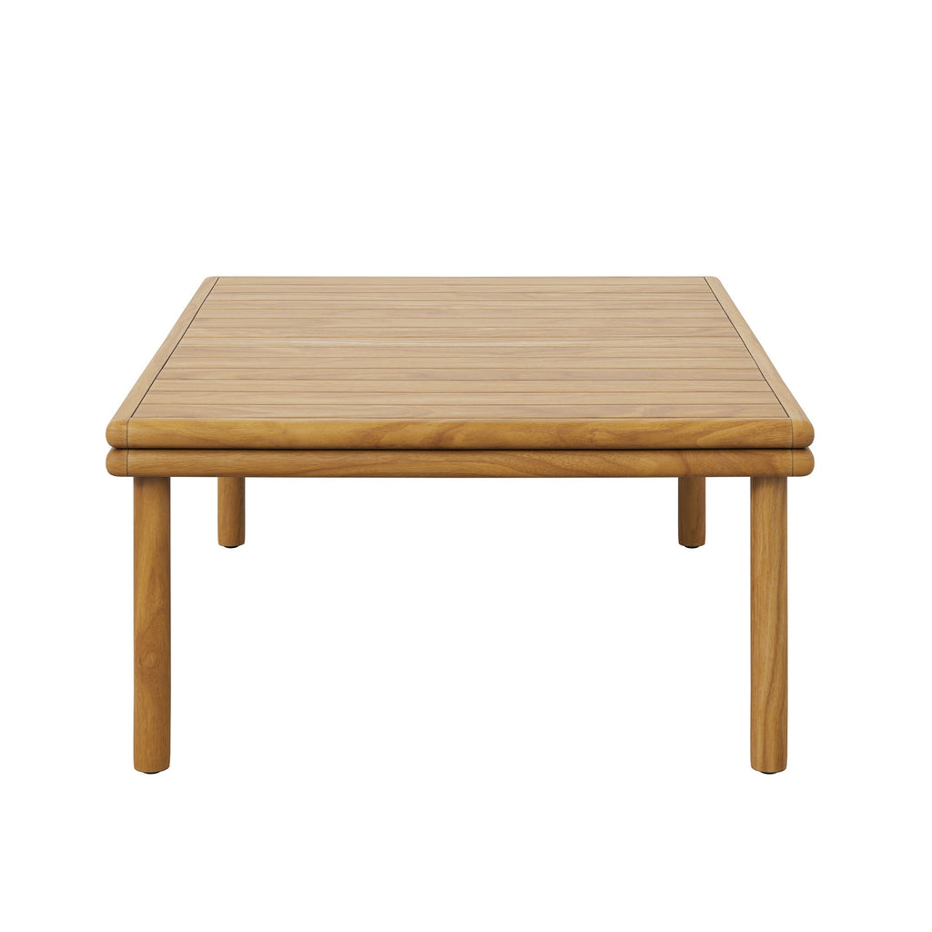 Wren Outdoor Patio Teak Wood Coffee Table