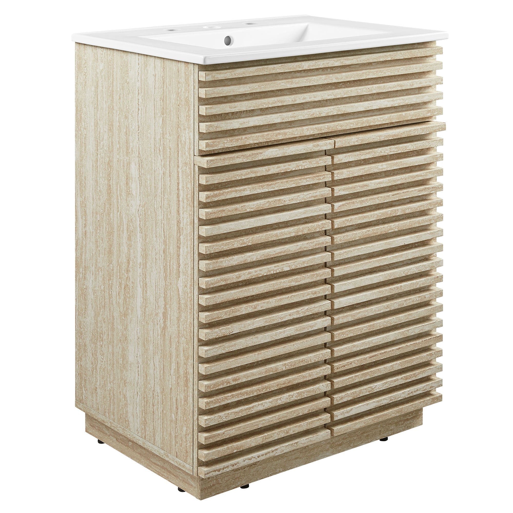 Render 18" and 24" Bathroom Vanities with White Basin Included - EEI-7047-WHI