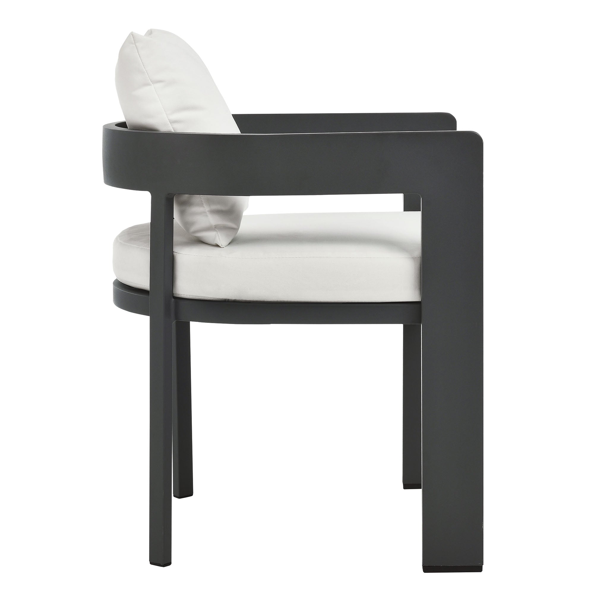 modern Outdoor Patio Aluminum Dining Chair