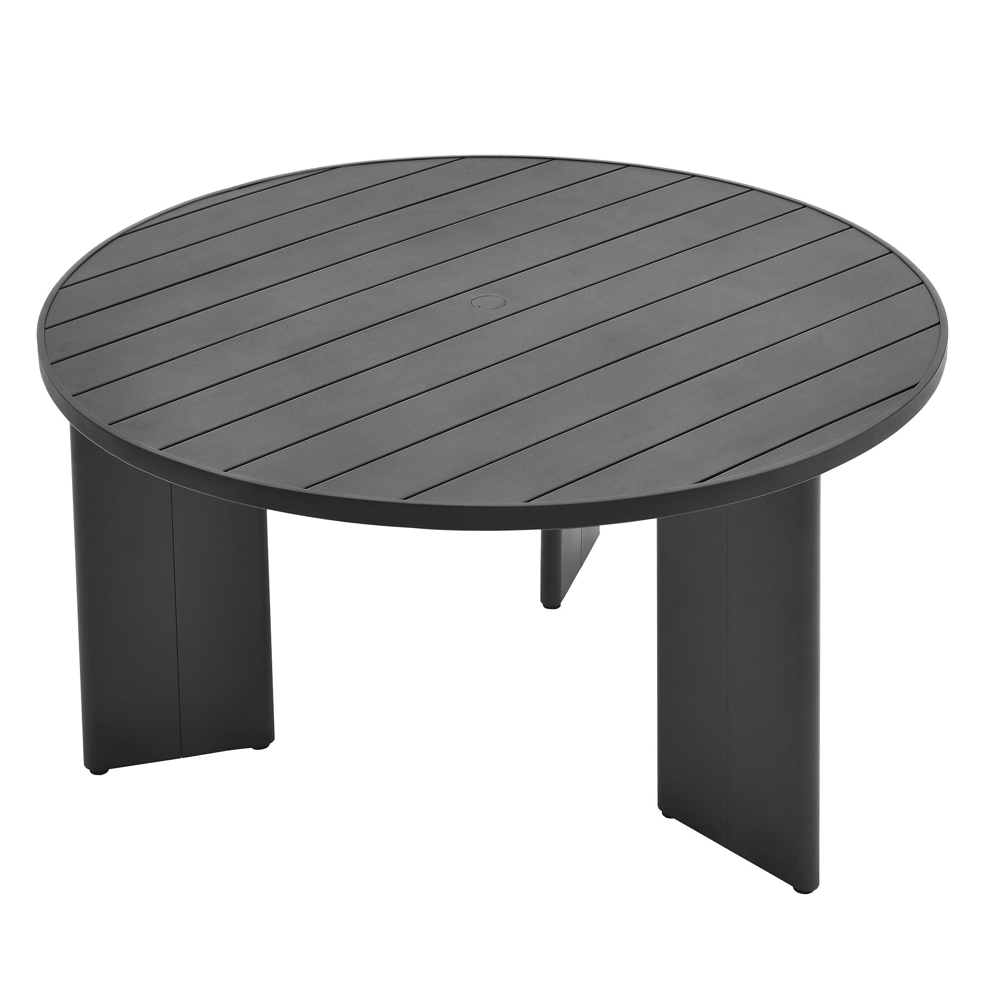 modern Round Outdoor Patio Aluminum Dining Table