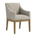 Alton Fabric Upholstered Dining Armchair - EEI-7058-LIN-NAT