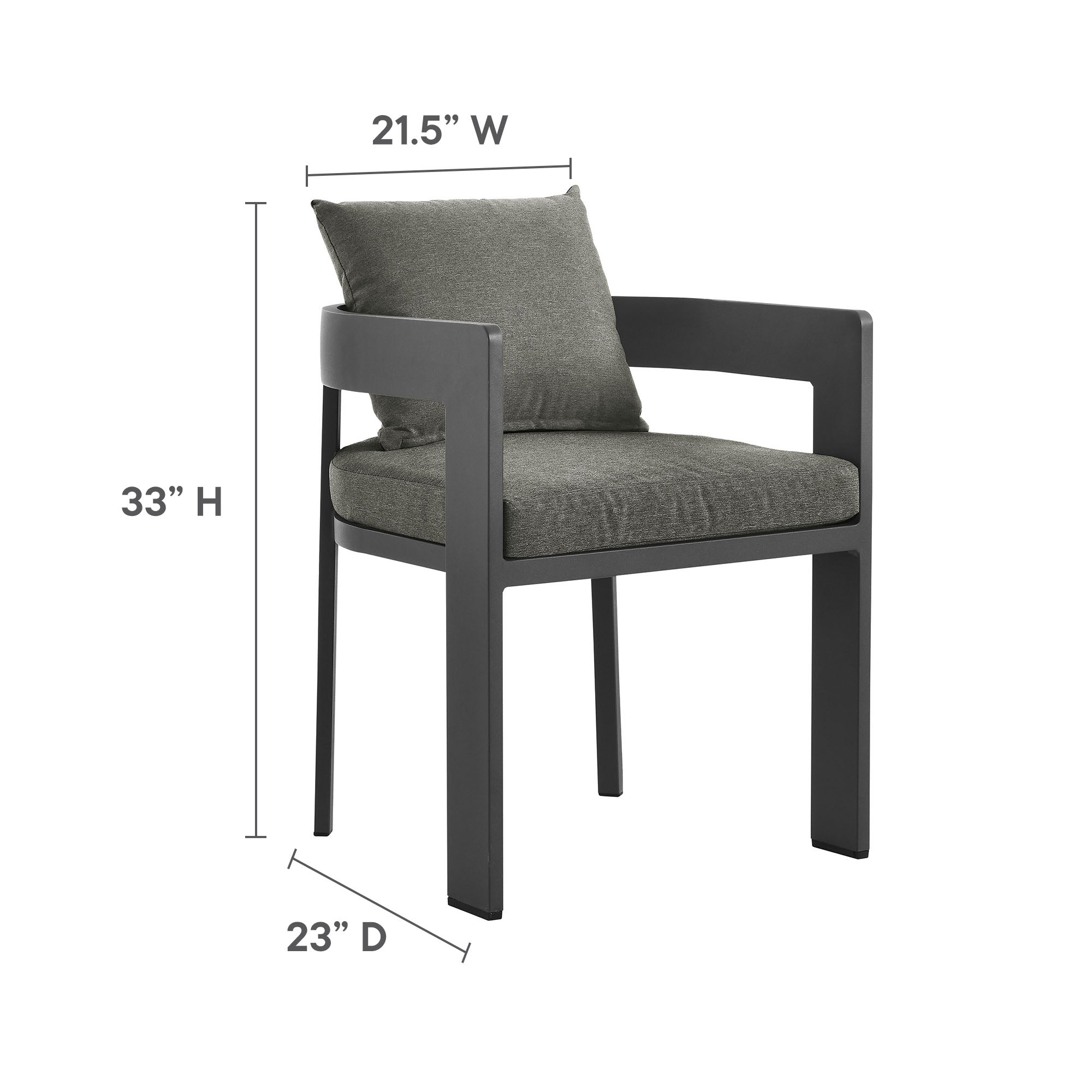 modern 9-Piece Outdoor Patio Aluminum Dining Set