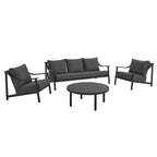 Terrace 4-Piece Outdoor Patio Aluminum Furniture Set