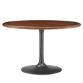 Lippa 48" Round Pedestal Solid Wood Dining Table