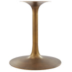 Lippa 60" Round Pedestal Solid Wood Dining Table