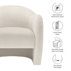 Compose Performance Velvet Accent Chair