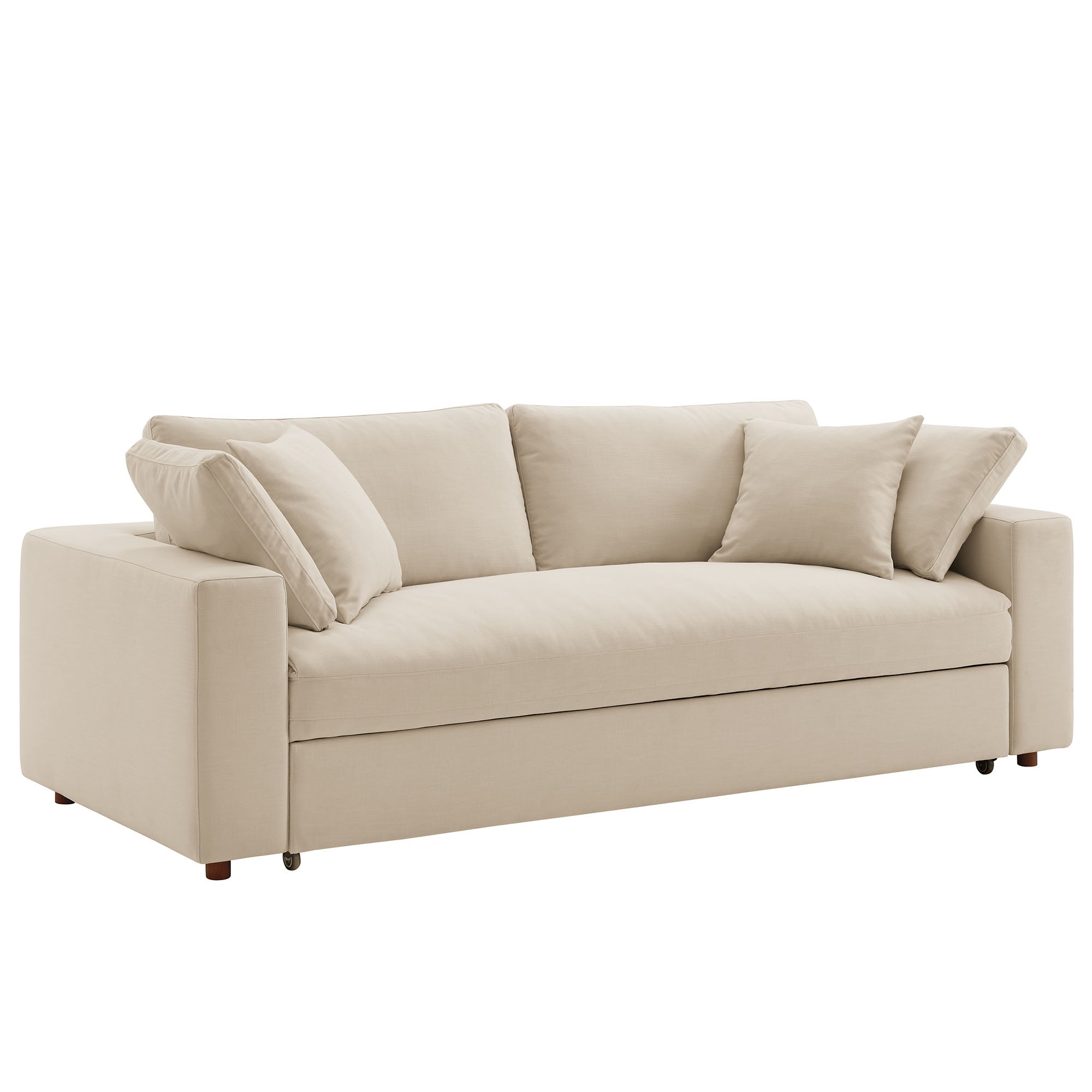 Commix Down Filled Overstuffed Sleeper Sofa - EEI-7080-LBG