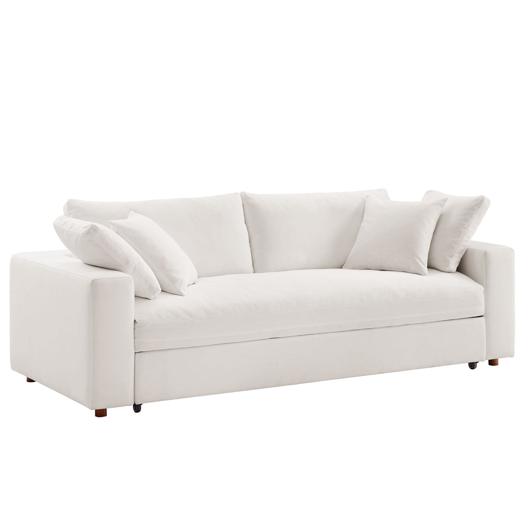 modular Down Filled Overstuffed Sleeper Sofa