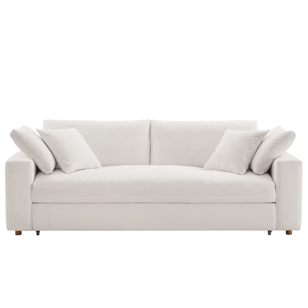 modular Down Filled Overstuffed Sleeper Sofa