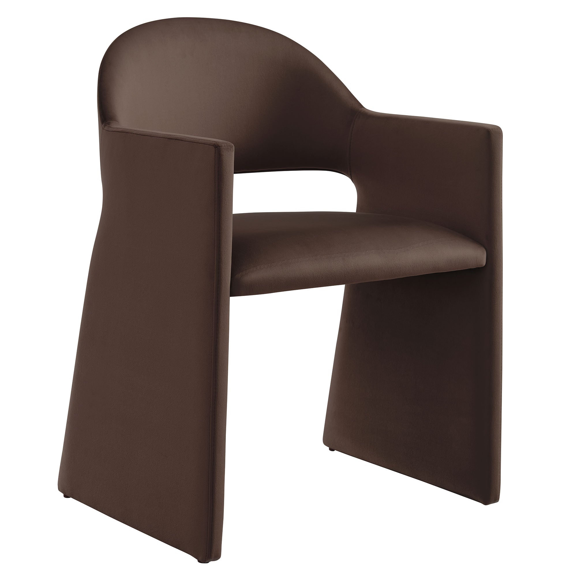 Talia Performance Velvet Dining Armchair - EEI-7081-CHB