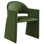 Talia Performance Velvet Dining Armchair - EEI-7081-MOG