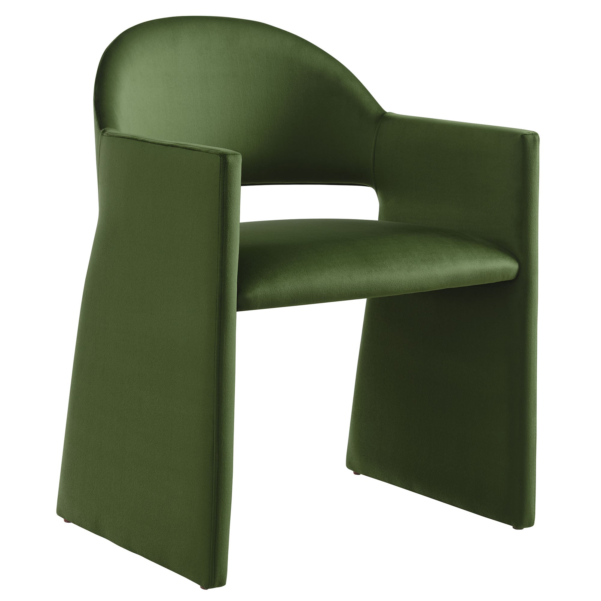 Talia Performance Velvet Dining Armchair - EEI-7081-MOG
