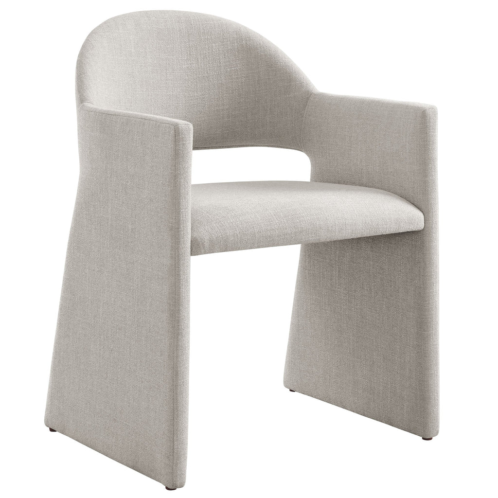 Talia Upholstered Fabric Dining Armchair - EEI-7082-LIN