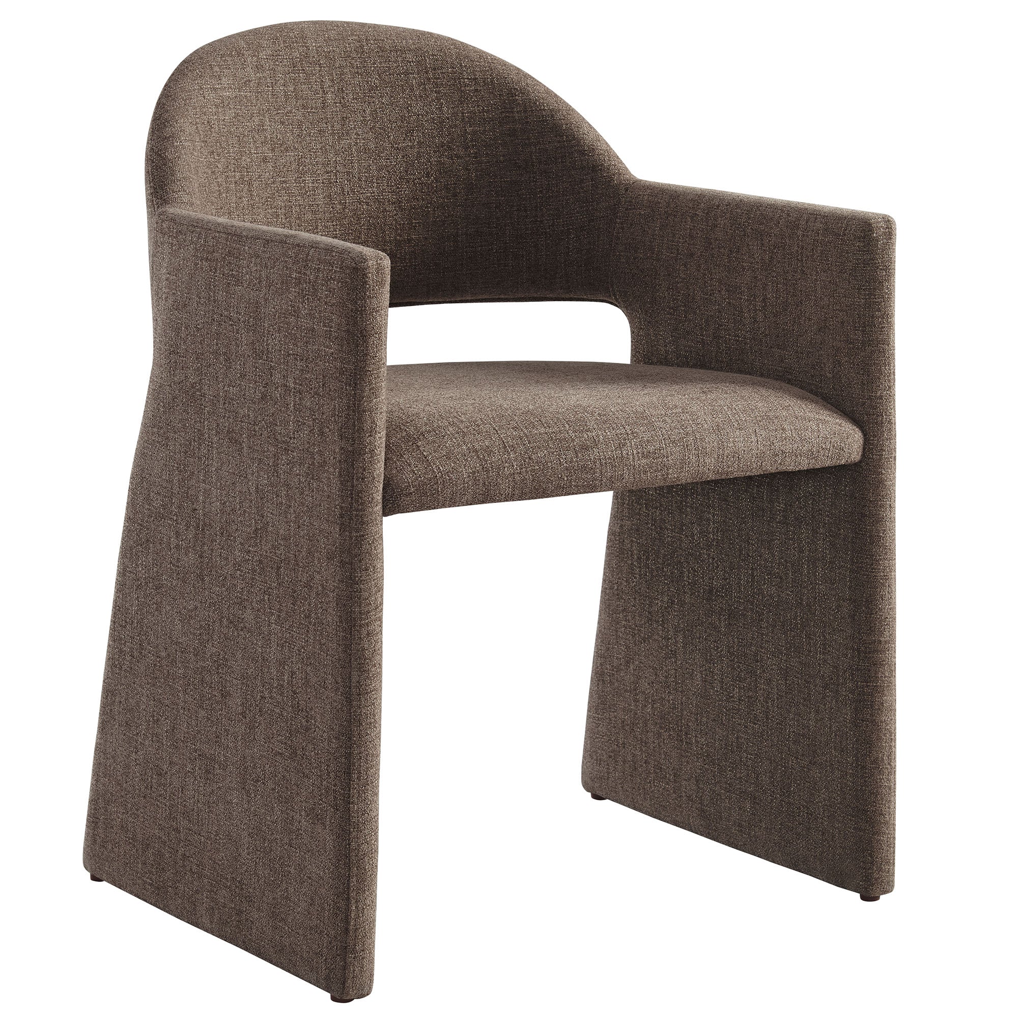 Talia Upholstered Fabric Dining Armchair - EEI-7082-MOC