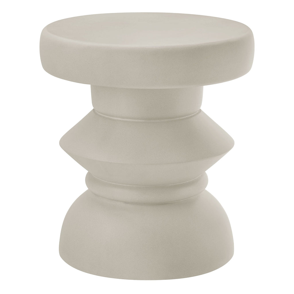 Terza Indoor - Outdoor Patio Concrete Side Table