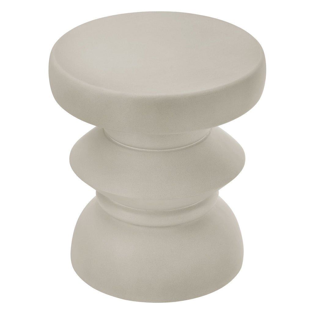Terza Indoor - Outdoor Patio Concrete Side Table