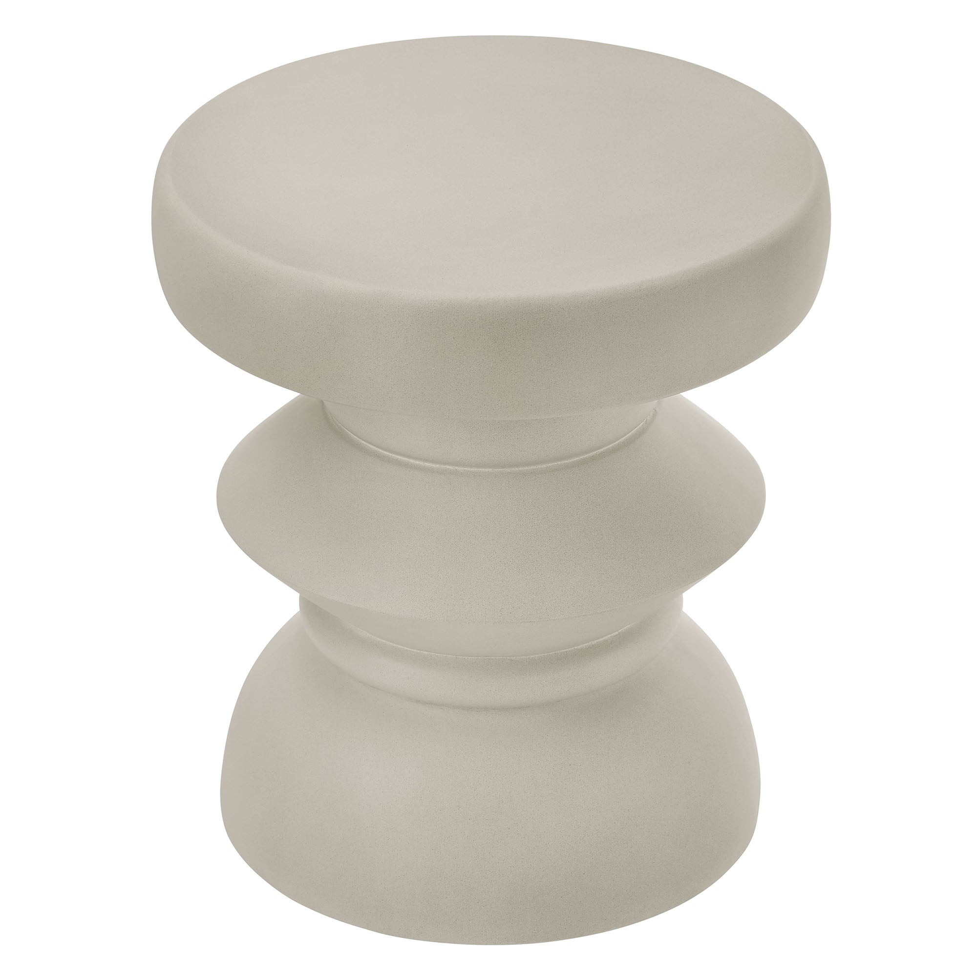 Terza Indoor - Outdoor Patio Concrete Side Table