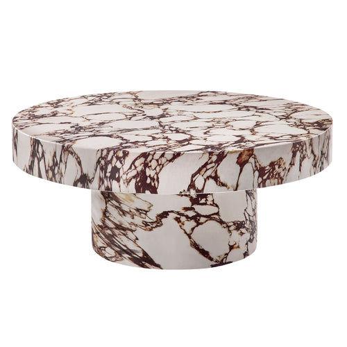 Alora Indoor - Outdoor Patio Concrete Round Coffee Table
