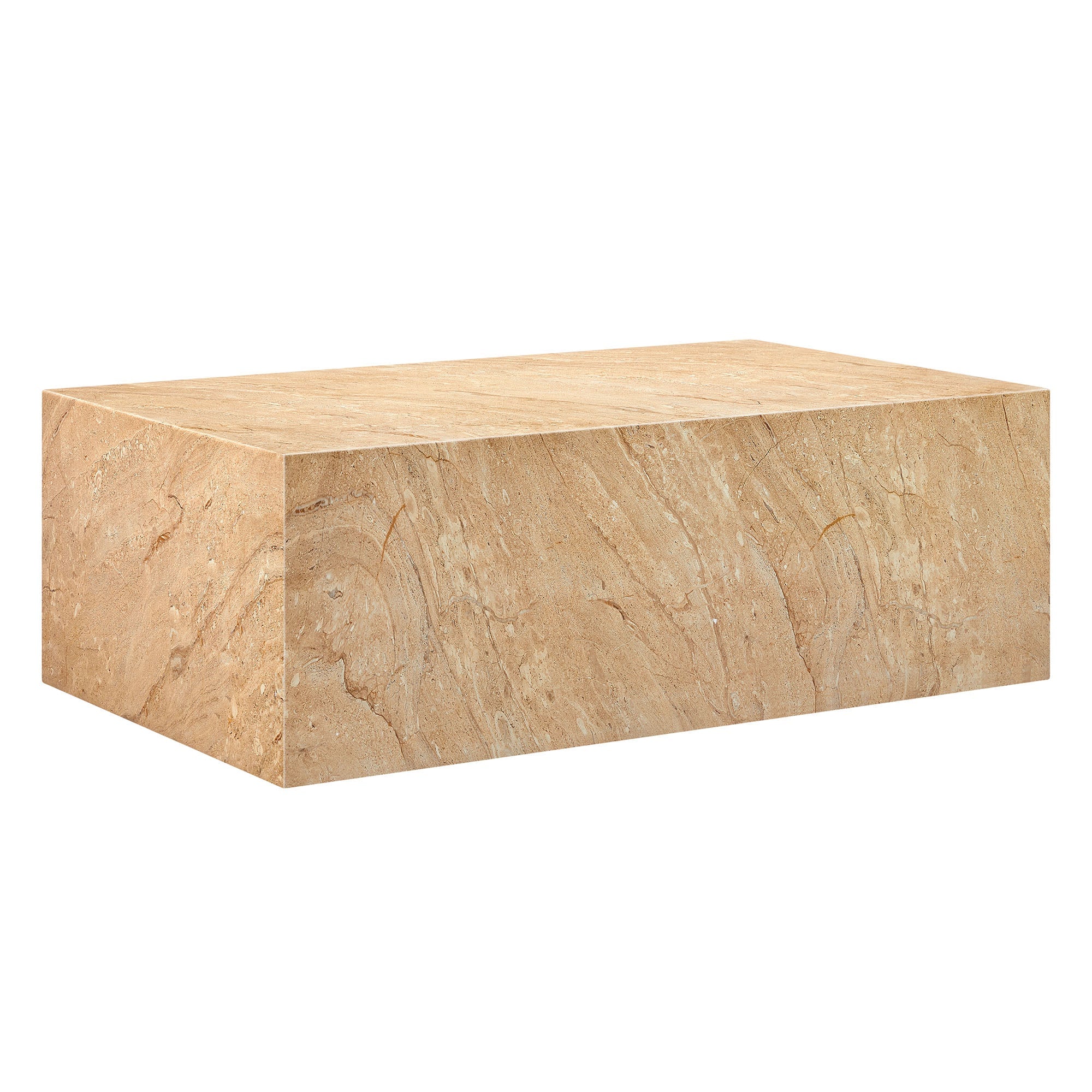 Jordana Square Plinth Indoor - Outdoor Patio Concrete Coffee Table