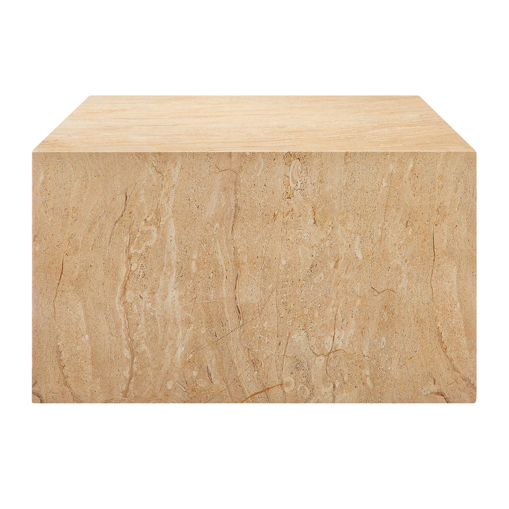 Jordana Square Plinth Indoor - Outdoor Patio Concrete Coffee Table