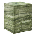 Jordana Square Plinth Indoor - Outdoor Patio Concrete Side Table - EEI-7096-GRN