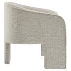 Greer Boucle Fabric Upholstered Accent Armchair