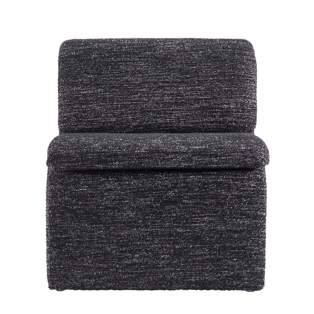 Lume Boucle Upholstered Armless Accent Chair