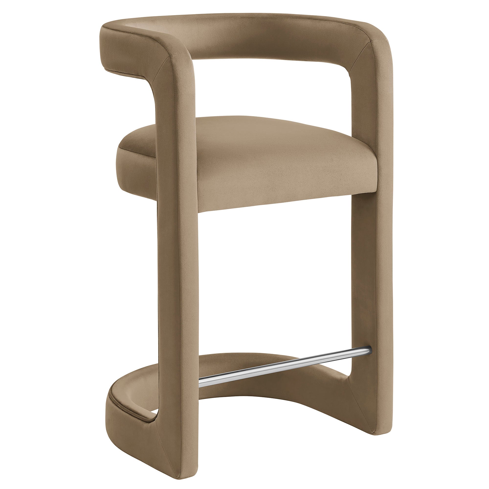 Winslow Performance Velvet Counter Stool - EEI-7107-TAU