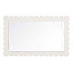 Emmeline Scalloped Rectangle Wall Mirror