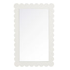 Emmeline Scalloped Rectangle Wall Mirror