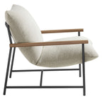 Raya Outdoor Patio Boucle Sling Lounge Chair