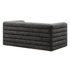 Relle Channel Tufted Boucle Upholstered Loveseat