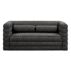 Relle Channel Tufted Boucle Upholstered Loveseat