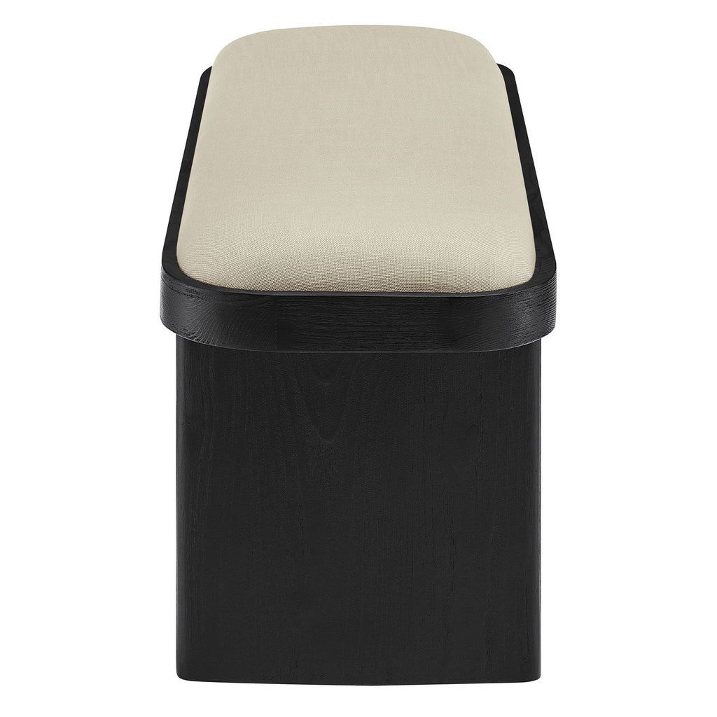 Iver 43" Upholstered Wood Accent Bench