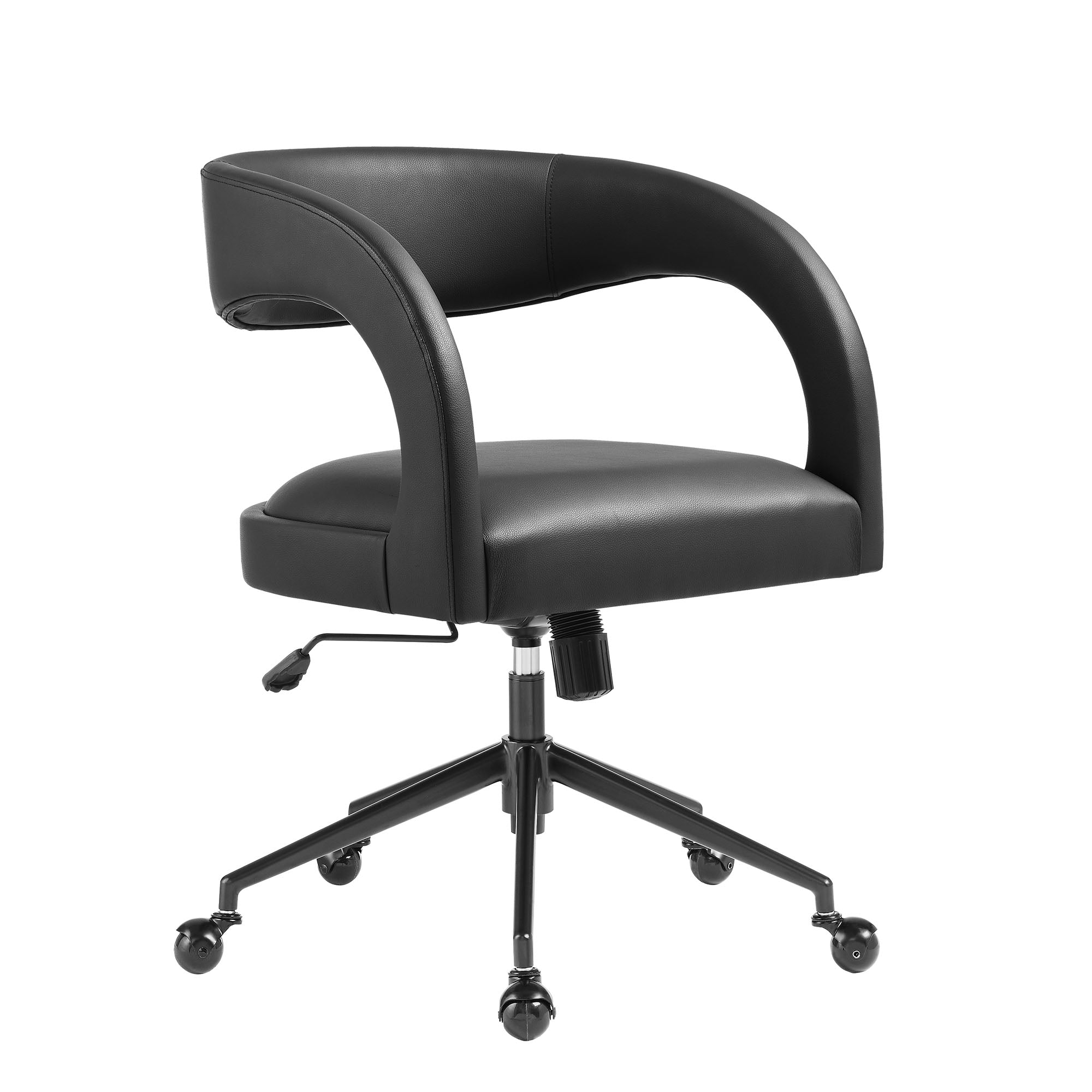 Pinnacle Vegan Leather Office Chair - EEI-7150-BLK