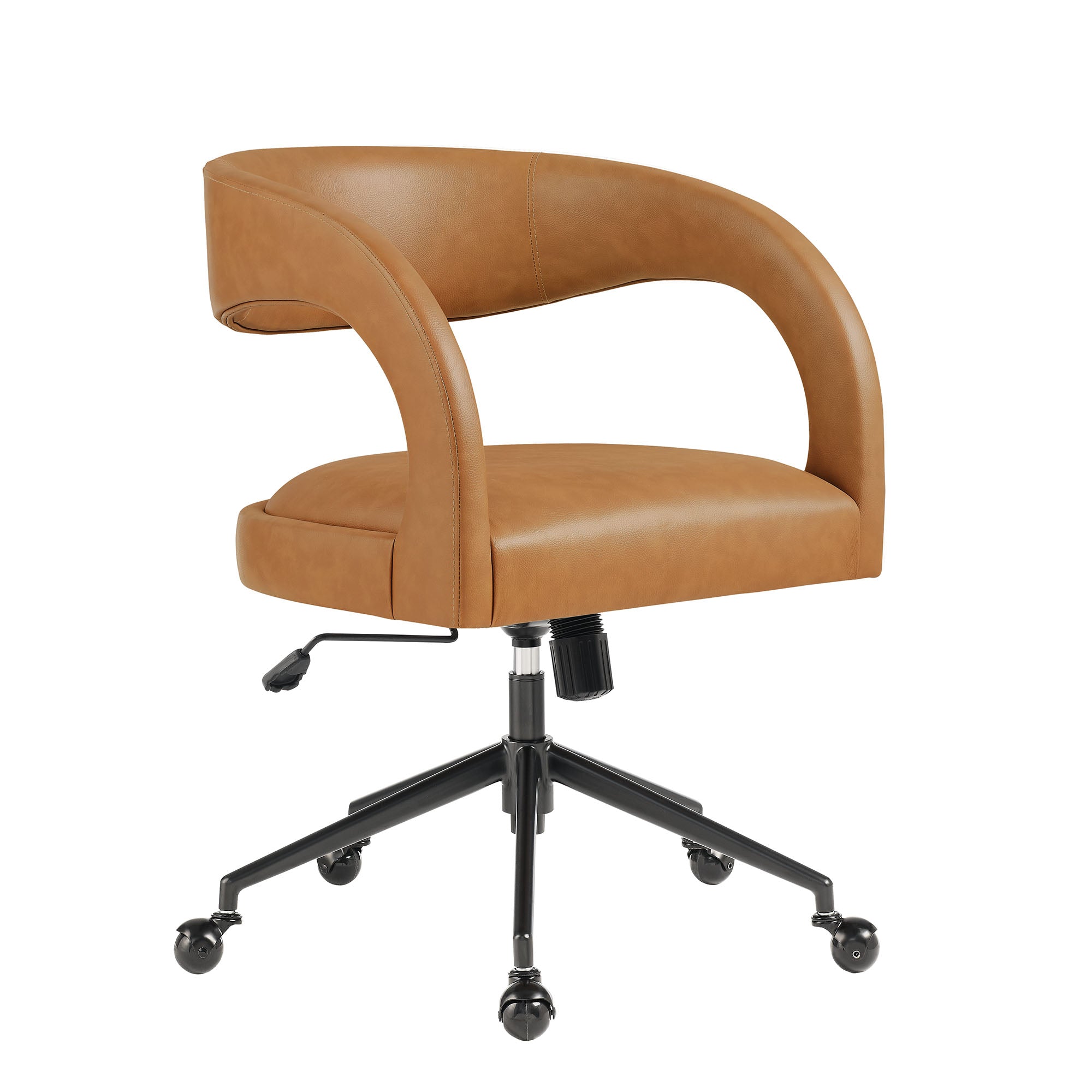 Pinnacle Vegan Leather Office Chair - EEI-7150-TAN