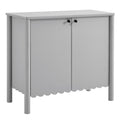 Emmeline 35" 2-Door Scalloped Sideboard Cabinet - EEI-7152-LGR