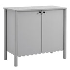 Emmeline 35" 2-Door Scalloped Sideboard Cabinet - EEI-7152-LGR