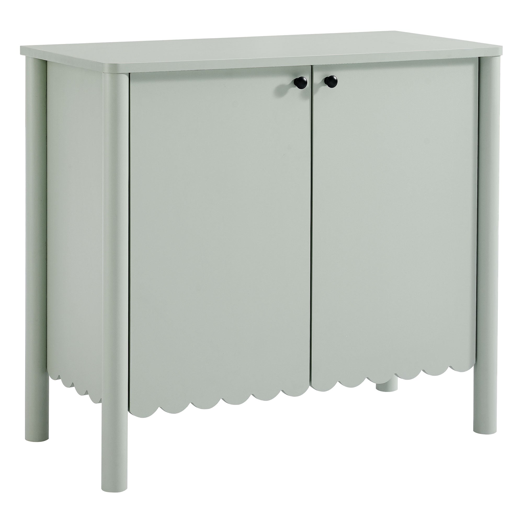 Emmeline 35" 2-Door Scalloped Sideboard Cabinet - EEI-7152-SGE