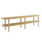 Torus Oval Wood TV Stand