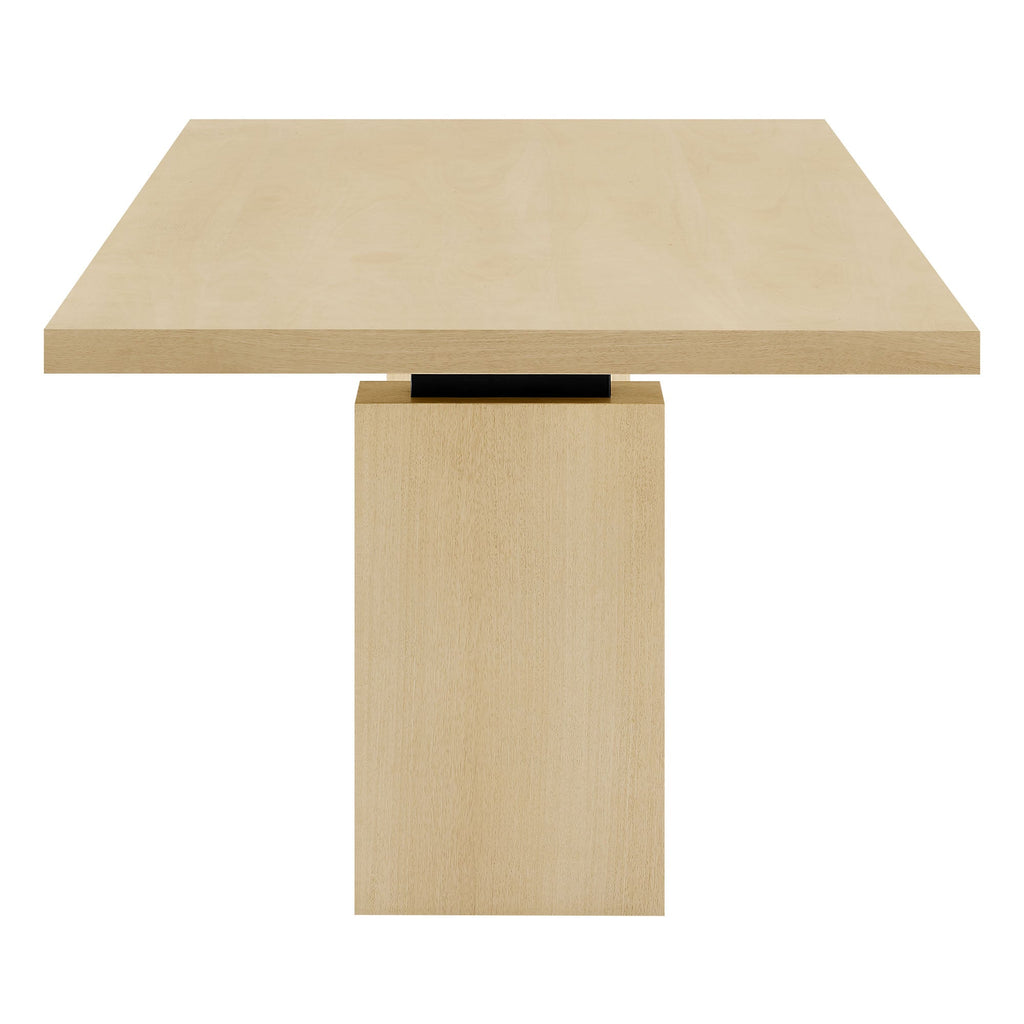 Piston 82" Rectangular Wood Dining Table
